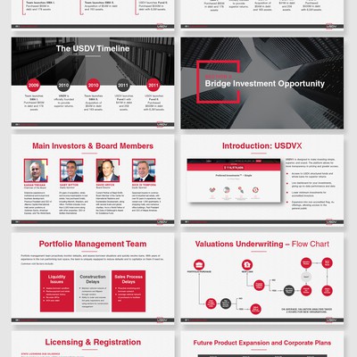 USDV PowerPoint Presentation Design
