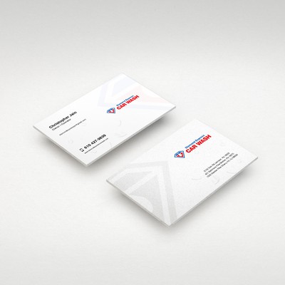 Business Cards for Car Wash Service